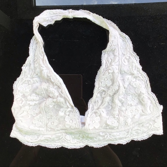 UO Out From Under Lace Halter Bralette Size L - Picture 2 of 7
